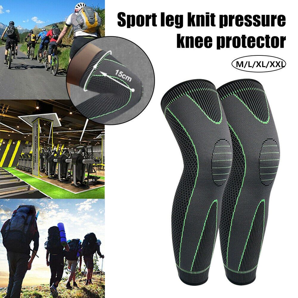 무릎 지원 버팀대 압축 긴 전체 다리 소매 관절염 달리 - Knee Sleeve Pair 리뷰 및 가격