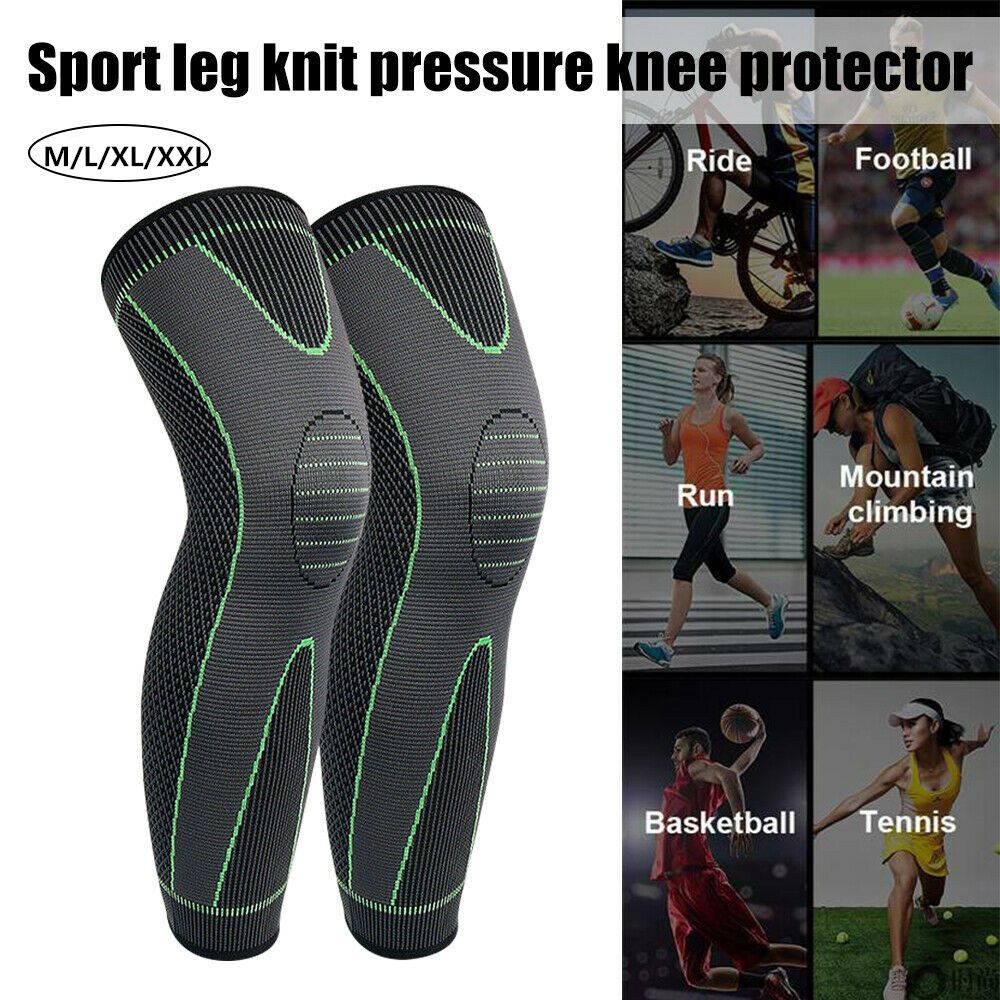 무릎 지원 버팀대 압축 긴 전체 다리 소매 관절염 달리 - Knee Sleeve Pair 리뷰 및 가격