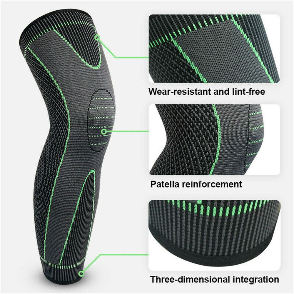 무릎 지원 버팀대 압축 긴 전체 다리 소매 관절염 달리 - Knee Sleeve Pair 리뷰 및 가격