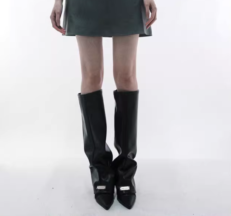 여성용 PU 가죽 레그 앵클 니 슬리브 양말 대비색 오 - Knee Sleeve Pair 리뷰 및 가격